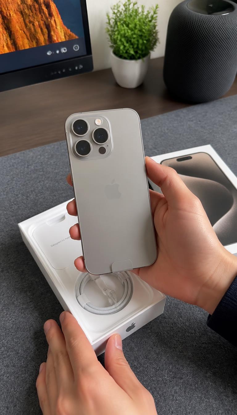 iPhone 15 Pro — unboxing